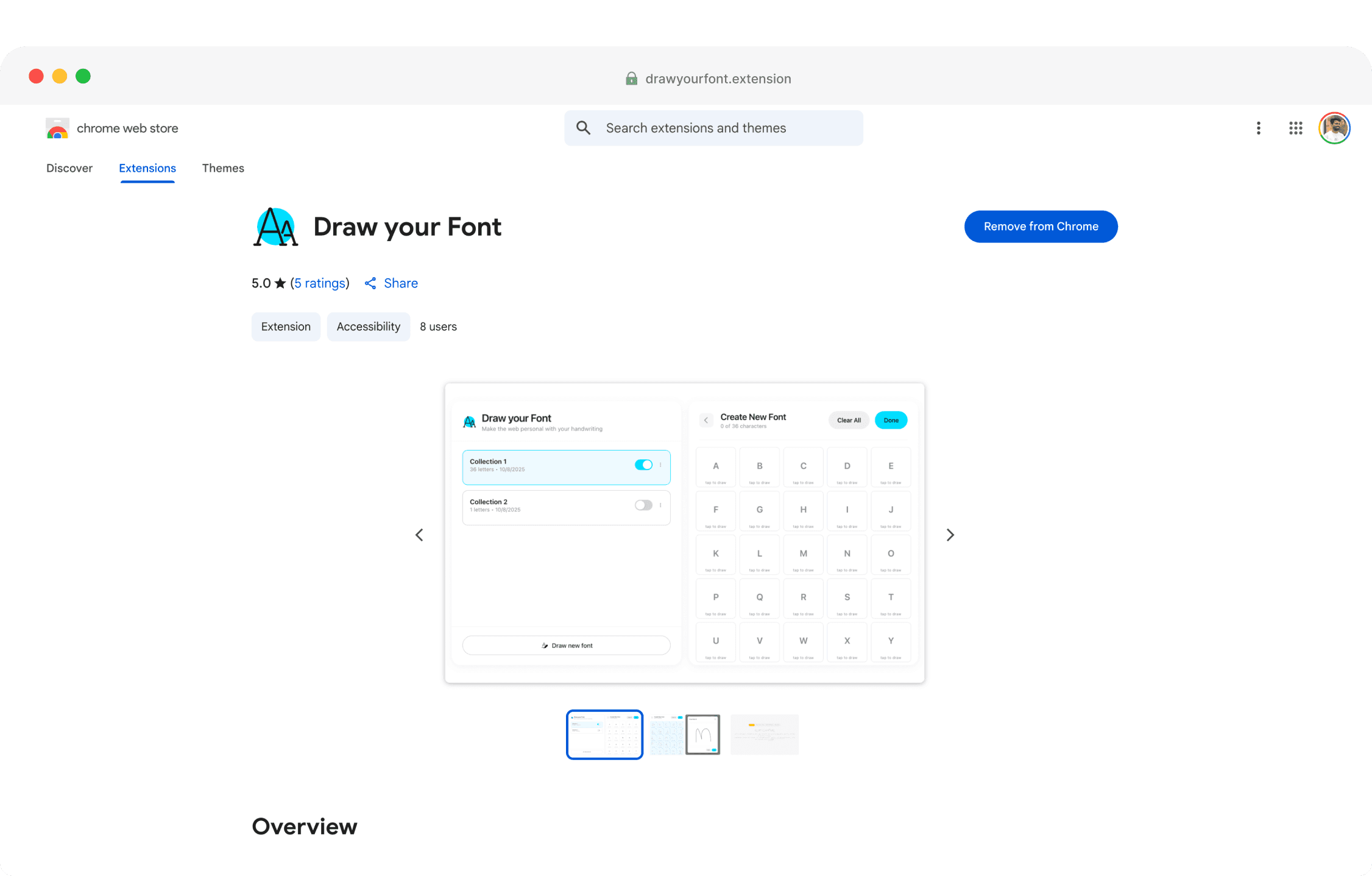 Preview of Draw your Font